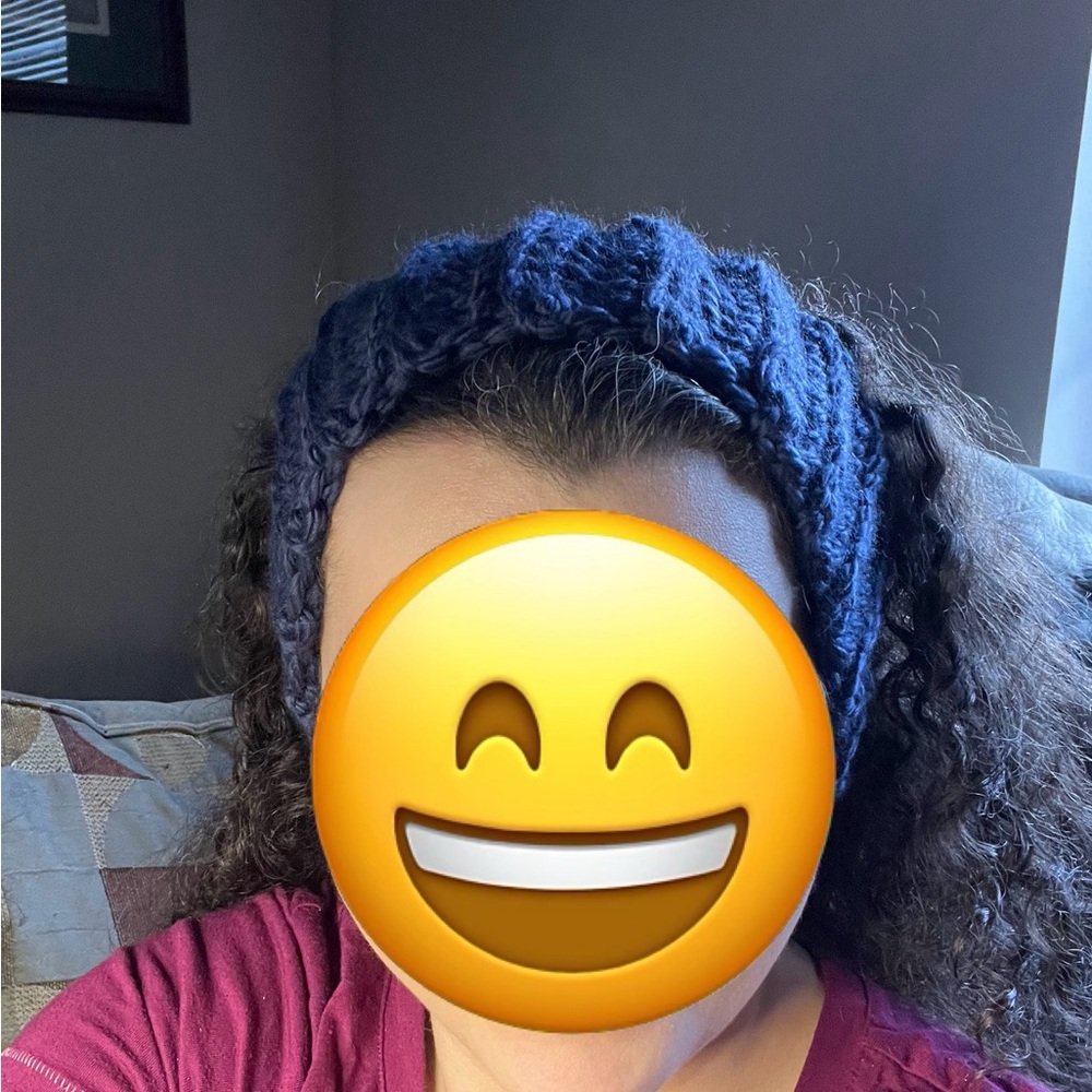Stylish Navy Blue crochet Headband